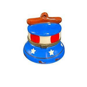 Art Form Object d'Art "Flag Bell" Trinket Patriot USA Liberty Bell New